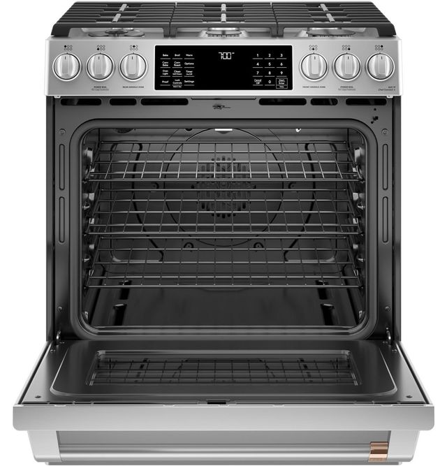 Café™ 30" Stainless Steel Slide-In Gas Range-4