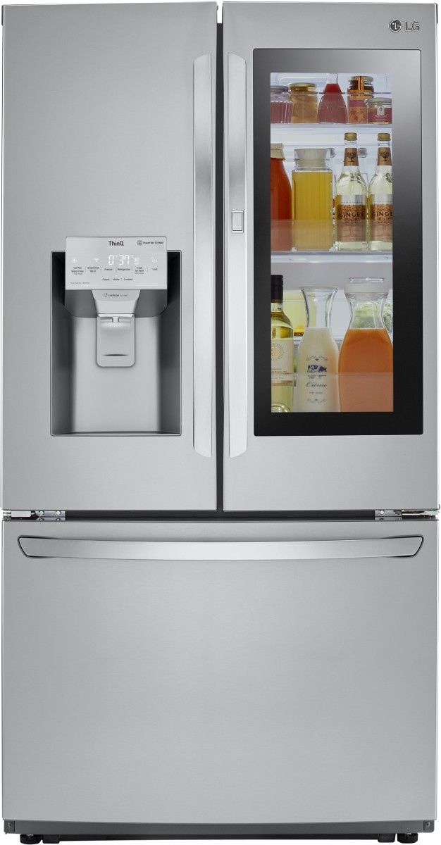 LG 36 in. 26.0 Cu. Ft. Stainless Steel French Door Refrigerator