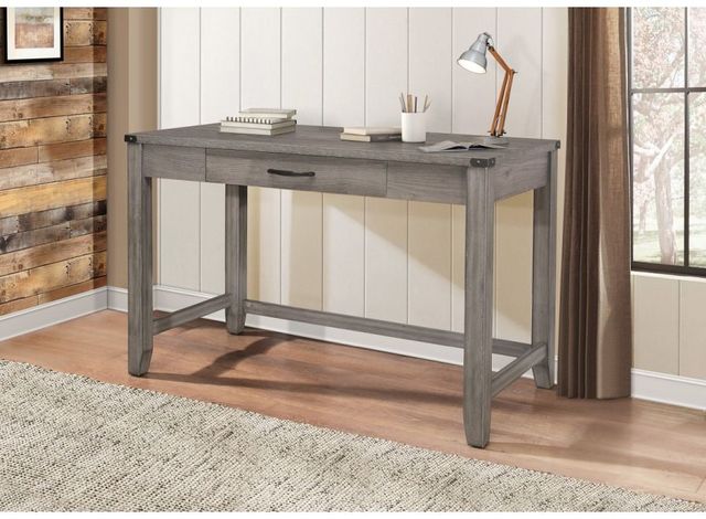 Mazin Furniture Woodrow Gray Writing Desk-3
