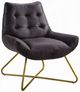 ACME Furniture Dhalsim Antique Ebony Leather Accent Chair-0