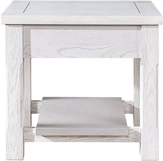 New Classic® Home Furnishings Dorsey White End Table-3