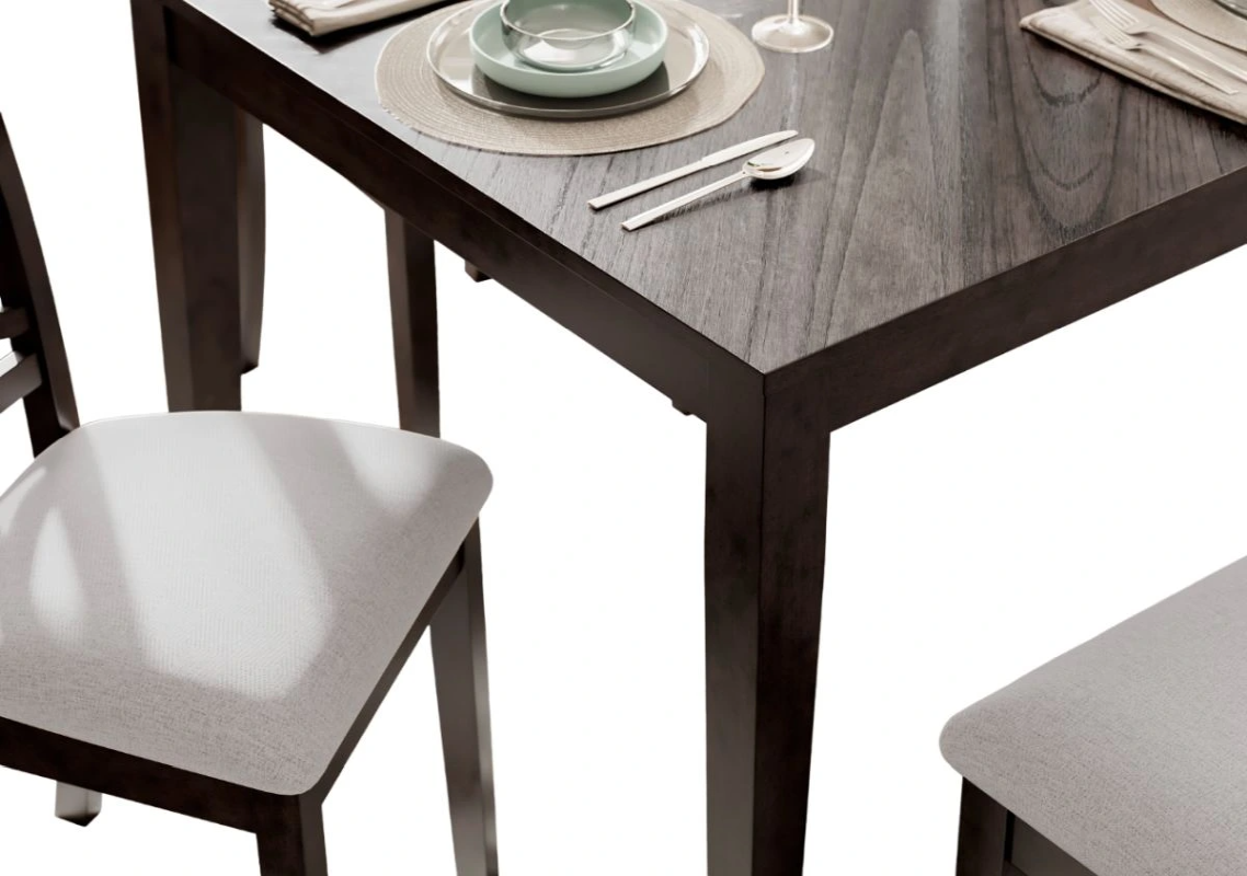 Signature Design by Ashley® Langwest 6-Piece Cherry Brown Dining Room Set |  Harris Furniture | Spokane, WA, image size:1138x800