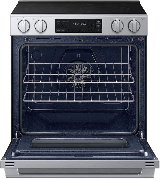 Samsung 30'' Fingerprint Resistant Stainless Steel Slide-In Electric Range Air Sous Vide-1