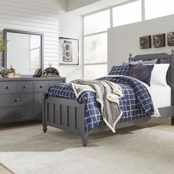 Liberty Furniture Cottage View 3-Piece Dark Gray Youth Full Bedroom Set-1