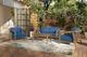 New Classic® Home Furnishings Bali Dark Blue Eucalyptus Outdoor Loveseat-1