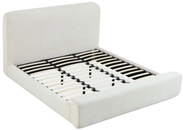 Modus Furniture Wisteria Frosty California King Upholstered Platform Bed-2