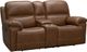 BarcaLounger® Sedrick Spence Caramel Power Reclining Loveseat with Console-0