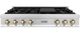ZLINE Autograph Edition Classic 48" Stainless Steel Gas Rangetop with Polished Gold Accents-0