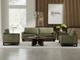 International Furniture Direct Blackburn Green Arm Chair-1