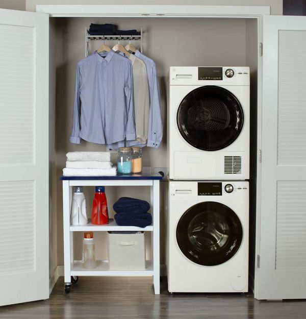 GE White Front Load Laundry Pair