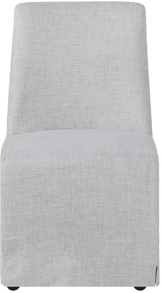 Bernards Tulip Gray Parson Dining Chair-1