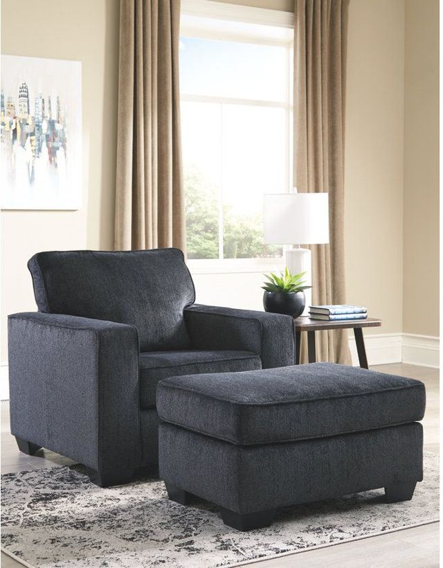 Signature Design by Ashley® Altari Slate Ottoman-2