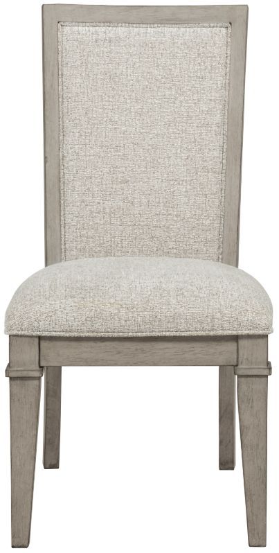 New Classic® Home Furnishings Mariana Gray/Vintage Creme Upholstered Side Chair-2