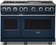 Viking® 7 Series 48" Slate Blue Pro Style Natural Gas Range with 12" Reversible Griddle-2