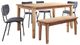 Jofran Inc. Colby 6-Piece Owen Gray Dining Set-0