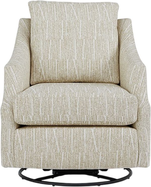 Best® Home Furnishings Customizable Flutter Swivel Barrel Chair-2