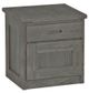 Crate Designs™ Furniture Graphite 24" Nightstand-0