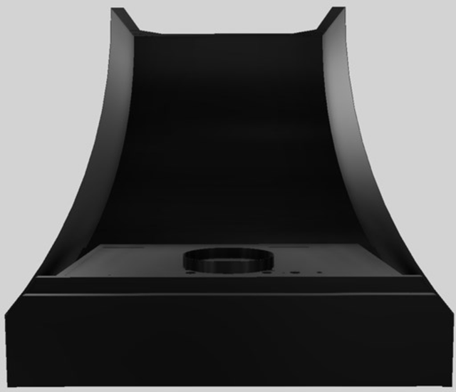 Vent-A-Hood® Designer Series 36" Black Wall Mounted Range Hood-3