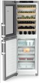 Liebherr 24" 10.7 Cu. Ft. Stainless Steel Wine Cooler with NoFrost Freezer-5