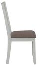 Liberty Furniture Brook Bay Gray/Textured White Dining Side Chair-3