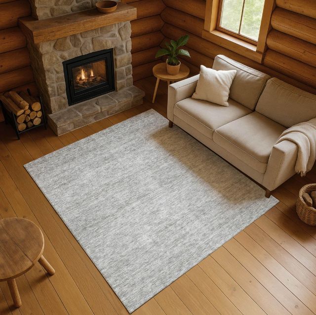 Dalyn™ Rug Company Soft Essentials SE1 Silver 5'x8' Area Rug-1