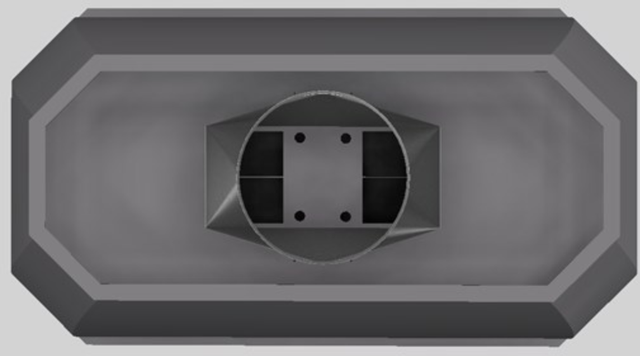 Vent-A-Hood® Designer Series 54" Gunsmoke Island Range Hood-2