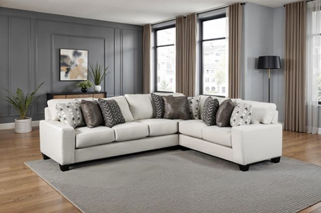 Furniture of America® Millburn White Sectional-1