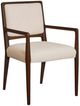 Bassett® Furniture Copenhagen Espresso/Parchment Upholstered Dining Chair-0