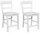 Signature Design by Ashley® Chadworth White Bar Stool-1