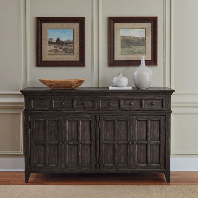 Liberty Furniture Paradise Valley Saddle Brown Buffet-1