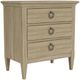 Riverside Furniture Amelia Nutmeg 3-Drawer Nightstand-0