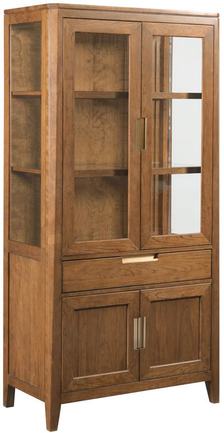 Kincaid® Aspire Summit Brown Display Cabinet
