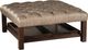 Craftmaster® Customizable CM Leather Tufted Cocktail Ottoman-0
