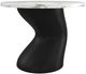 Caracole® Kelly Hoppen Jose White Top Dining Table with Matte Black Base-0