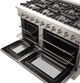 FORNO® Galiano 48" Stainless Steel Pro Style Gas Range-4