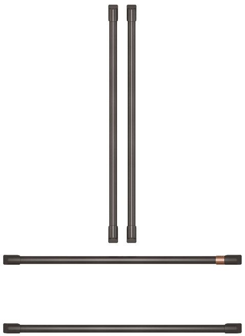 Café™ Brushed Black Refrigeration Handle Kit