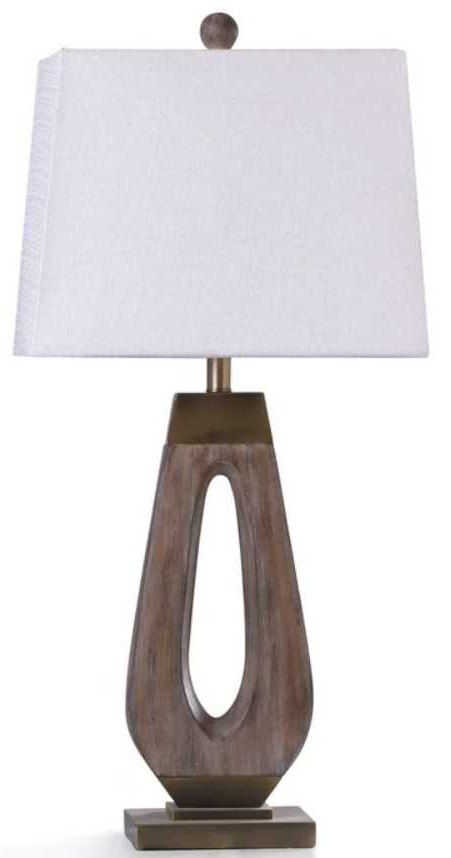 Stylecraft Grifo Gray/White Table Lamp-0