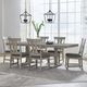 Liberty Furniture Hallendale 7-Piece Gravel/Gravel Wash Dining Table Set-1