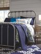 Signature Design by Ashley® Nashburg Silver Full Metal Bed-5
