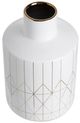 A & B Home Gold/White Vase-0