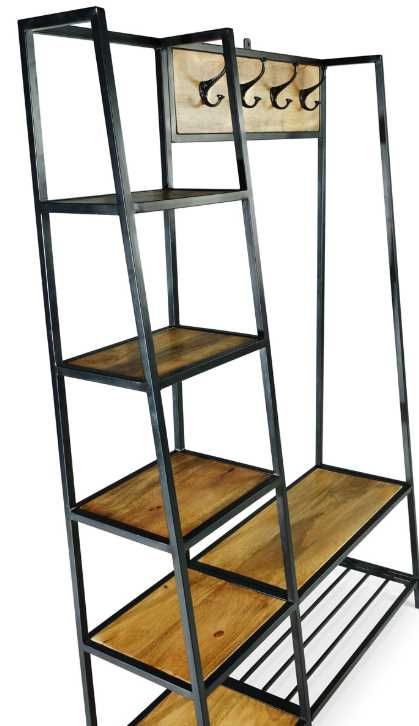 Steve Silver Co. Hampton Black/Brown Hall Tree-2