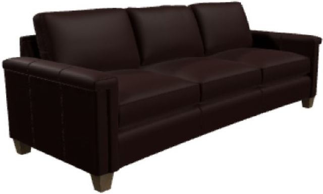 Craftmaster® Customizable CM Leather 92" Sofa-2
