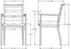 Amisco Customizable Tori Dining Arm Chair-3
