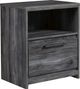 Signature Design by Ashley® Baystorm 5-Piece Gray King Panel Headboard Bedroom Set-4