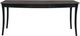 John Thomas Furniture® Cosmopolitan Salerno Coal Dining Table with Black Legs-0
