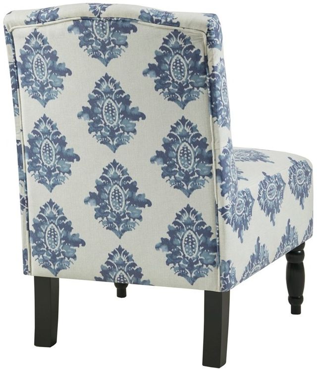 Olliix by Madison Park Lola Navy/Cream Tufted Armless Chair-2
