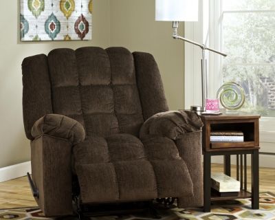 Signature Design by Ashley® Ludden Cocoa Rocker Recliner-2