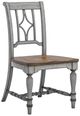 Flexsteel® Plymouth 2-Piece Distressed Graywash Dining Chair Set-1