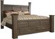 Signature Design by Ashley® Juararo 6-Piece Dark Brown California King Poster Bed Set-1