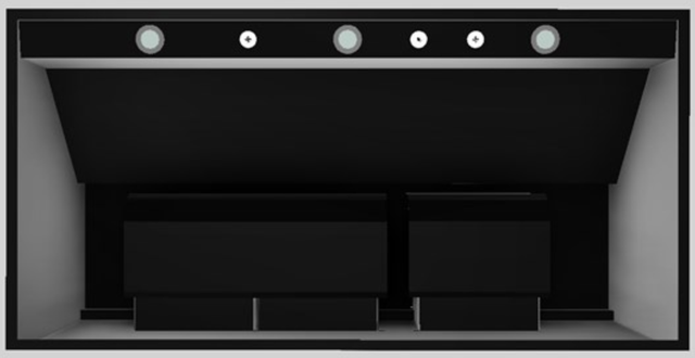 Vent-A-Hood® 48" Black Wall Mounted Range Hood-3